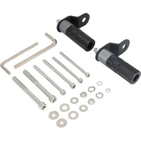 Foot Pegs for Super 73,CNC 7075Aluminum Alloy Anti Slip Foot Pedal Rest Universal for Bike Super73,Like S1/S2/ZX/RX-Black