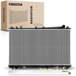 A-Premium Engine Coolant Radiator with Transmission Oil Cooler Compatible with Toyota Avalon 2000 2001 2002 2003 2004 V6 3.0L Automatic Trans. Replace# 8012324, 164000A180