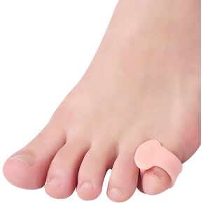 10 Pcs Pinky Toe Splint, Gel Toe Separators, Little Toe Straightener Hammer Toe for Men Women Walking, Running, Overlapping, Bunion Corrector and Bunion Relief