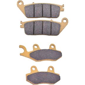 YS-TM Motorcycle Front and Rear Brake Pads Set Replacement For TRIUMPH Bonneville (865cc Spirit T214 T100 Black America),Scrambler/Speedmaster 865cc,Thruxton Ace 900/1200 15-20