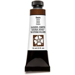 Daniel Smith Extra Fine Watercolor 15ml Paint Tube, Sepia (284600103), 0.5 Fl Oz (Pack of 1) in Kuwait