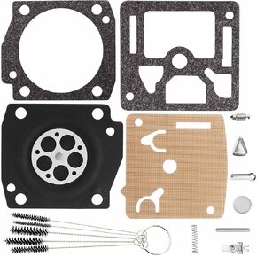 Pack of 5 Carburetor Rebuild Kit Compatible with Zama RB-31 C3A Series C3A-S31D C3A-S31E C3A-S38 C3A-S38A C3A-S38B C3A-S39 C3A-S39A C3A-S39B C3A-S52 C3A-S65 C3A-S65A 034 036 044 MS340 MS360