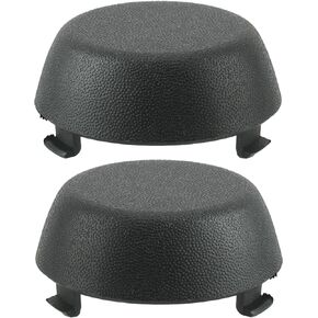 2Pcs Rear Bumper Dome Cap Fit for Tacoma 2005-2015 Tundra 2000-2006, PT228-34000-BK