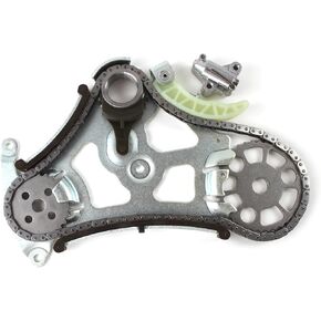 11417516132 Engine Oil Pump Guide Rail Drive Chain Kit Applied for 235 335 435 535 640 740 X4 X5 X6 N55 Engine Aftermarket Parts Replace#11417584079, 11417618943