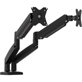 j5create Ergonomic Dual Monitor Mount, Fully Adjustable Monitor Desk Stand for 2 Screens up to 32 inch, Integrated Cable Management, Comes with Clamp and Grommet Mount Options (JTSA102) in Kuwait