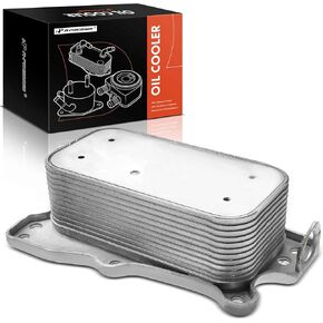A-Premium Engine Oil Cooler Compatible with Mercedes-Benz C230 C280 2006-2007 C300 C350 E350 R350 S400 SLK280 SLK300 SLK350 CLK350 GLK350 ML350 ML450