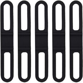 Bike Light Replacement Mount,Pack of 5 ycle Silicone Band,Elastic Rubber Strap Tie Flashlight Holder Bandage Bike Cycling Handlebar Mount Holder Strap Fixing Bandage Belt Ycle Silicone Band Holder