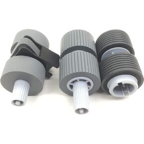 OKLILI PA03338-K011 PA03576-K010 PA03338-K010 Pick Pickup Roller Brake Roller Compatible with fi-6770 fi-6670 fi-6670A fi-6770A fi-5750C fi-5650C fi-5750 fi-5650 fi-6750S