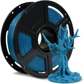 FLASHFORGE HS PLA Filament 1.75mm 1kg Spool, 500mm/s High Speed Printing, Enhanced with Ultra-Fine Glitter, Compatible with Nozzles ≥0.25mm for Exceptional Print Quality (Pearl Gentian Blue)