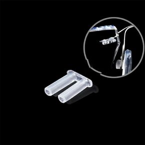 Rimless Glasses Accessories Rubber Plug Eyeglass Repair Accessories Double Rubber Plug (1.5mm and 1.6mm)