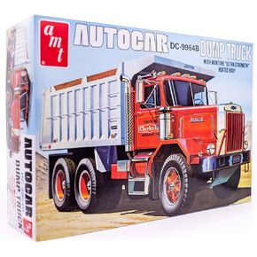AMT Autocar Dump Truck - 1/25 Scale Model Truck Kit - Buildable Vintage Vehicle for Kids and Adults
