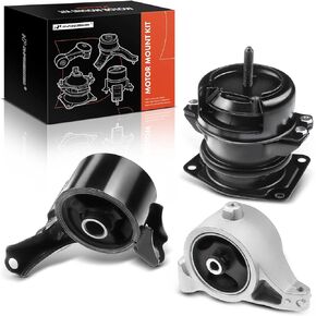 A-Premium 3PCS Front Rear Engine Motor Mount Set Compatible with Honda Pilot 2005-2008 & Acura MDX 2003-2006, V6 3.5L Sport Utility, Replace# 50820S3VA91, 50810S3VA01