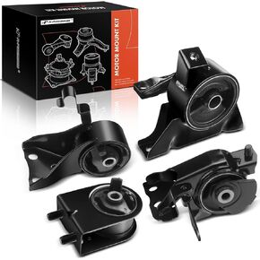 A-Premium 4PCS Engine Motor Mount and Transmission Mount Set Compatible with Mazda Protege 1999-2003, Protege5 2002-2003, L4 1.8L 2.0L, Automatic Transmission, Replace# B25D39050C, B25E39070D