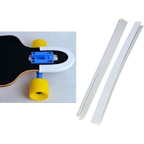 DreamFire Skateboard Nose Guard Tail Guard Edge Protection Rubber Strip Longboard Deck Edge Protector