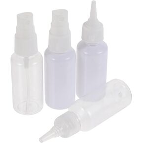 Healifty Plastic Containers Travel Container 4pcs Ear Wax Remover Spray Bottle Plastic Squeeze Bottles Ear Washer Bottle Ear Wax Removal Tool Transparent Travel Spray Bottle Mini Spray Bottles