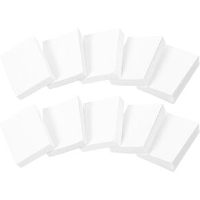 Toddmomy 20 Pcs Miniatures Blank Books, 1:12 Scale White Mini Books Dollhouse Books Blank Mini Books Miniature Books for Dollhouse Accessory