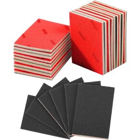 18 Pcs 400-2500 Grit Sanding Sponge, Wet Dry Foam Sandpaper, Ultra Fine Sandpaper for Furniture Tub Metal Wood Model Drywall Rust Removal