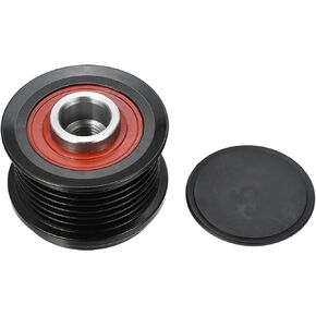 X AUTOHAUX Car Alternator Clutch Pulley Serpentine Belt Idler Grooved Pulley for Lexus Car ES350 V6 3.5L 3456cc 2007-2018
