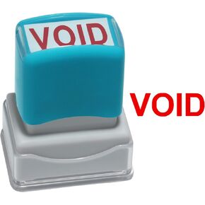 Paid Self Inking Rubber Stamp YQBOOM Refillable Paid Stamper for Business, Office Stamps - Red Ink
