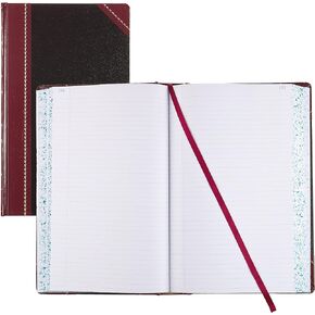 كتاب سجل العلامة التجارية الوطنية، أسود ألتيما، 13.75 × 8.375 بوصة، 300 صفحة (A9300R)
