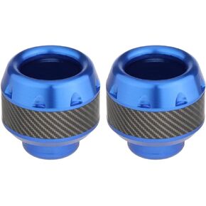 Windance Front Rear Fork Frame Sliders Wheel Crash Protector Falling Protection Universal for Motorcycles Motorbikes Moped Scooters (Blue)