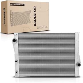 A-Premium Engine Coolant Radiator Assembly Compatible with BMW X5 2011-2013 & X6 2008-2014, L6 3.0L