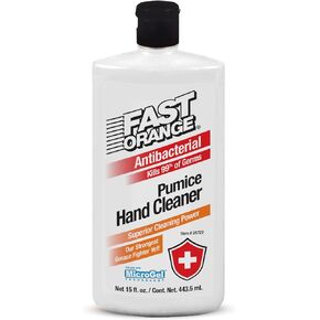 Fast Orange Permatex 25722 Antibacterial Pumice Hand Cleaner, 15 oz