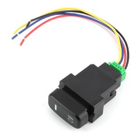 Fog Light Switch Button, Push Button Switch for Mitsubishi Pajero/Lancer/Outlander/Triton, High Sensitivity Plastic, Easy Installation