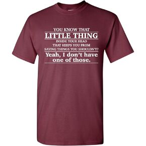 Little Thing Inside Your Head Funny Basic Cotton T-Shirt
