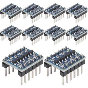 AITIAO 10pcs 4 Channels IIC I2C Logic Level Converter PRE-SOLDERED Bi-Directional Module 3.3V to 5V Shifter for Raspberry Pi and Other Microcontrollers in Kuwait