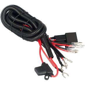 Jihe (12V Horn Wiring Harness Relay kits for Car Truck Grille Mount Blast Tone Horns with 16AWG)