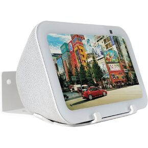 حامل حائط معدني من شينار فقط لعرض Echo Show 5 الجيل الثالث حامل جداري للعرض 5 مع إدارة الأسلاك مع رف حامل الملحقات (أسود) in Kuwait