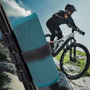 ALIENSX Bike Speaker Mount - Adjustable Strap for Most Portable Bluetooth Wireless Speakers, Compatible with Golf Cart Railing/Bike/Moto/Boat/ATV and More in Kuwait