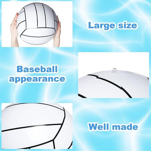 Leitee 12 Pack Inflatable Volleyball 16 Inch Inflatable Beach Volleyball with Pump for Summer Beach Hawaiian Tropical Theme Pool Party Sport for Adults Teens Gift Outdoor Party Decorations Supplies in Saudi Arabia
