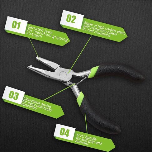 SPEEDWOX 3 Inches Split Ring Opening Pliers, Jump Ring Opening Pliers, Ring Opening Pliers Small, Split Ring Pliers for Small Split Rings Key Chain Jewelry Beading Repair Making Supplies in Saudi Arabia