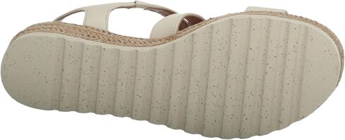 Lucky Brand Women's TRIANNA Wedge Sandal, Pristine, 6 in Saudi Arabia