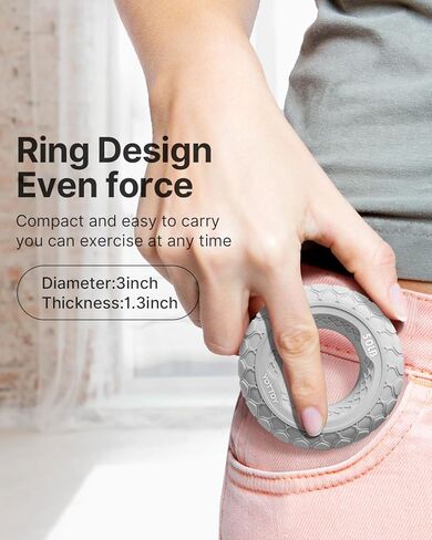 مدرب قوة القبضة، جهاز تمارين تقوية الساعد من السيليكون، تصميم مريح لتمرين فعال لليد والساعد in Kuwait