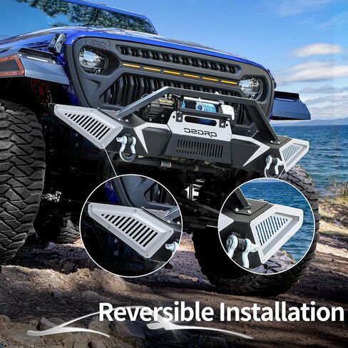 OEDRO Rear Bumper Combo Compatible with 2018-2024 Jeep Wrangler JL & Unlimited JLU (2/4 Doors),Off Road Full Width with Hitch Receiver & D-Rings & Paintable Armor in Saudi Arabia
