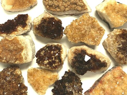 Crystal Collection: Raw Geode Druze Piece (2", Citrine) in Saudi Arabia