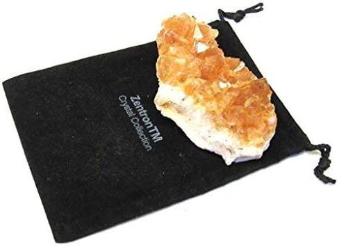 Crystal Collection: Raw Geode Druze Piece (2", Citrine) in Saudi Arabia