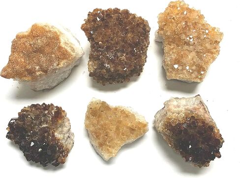 Crystal Collection: Raw Geode Druze Piece (2", Citrine) in Saudi Arabia