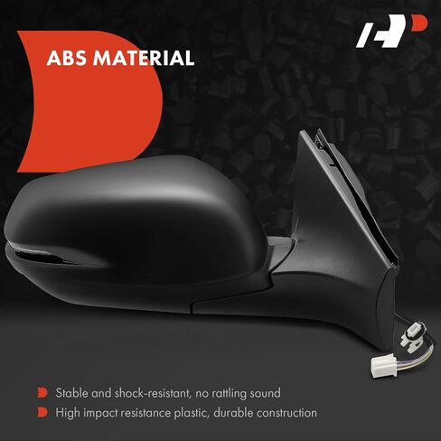 A-Premium Passenger Side Power Door Mirror - Compatible with Honda CR-V 2017-2022 - Heated Manual Folding Black Outside Rear View Mirror w/Turn Signal and Blind Spot Detection in Saudi Arabia