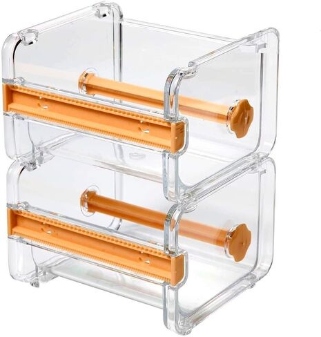 2 Packs Washi Tape Dispenser Cutter,Roll Tape Holder Organizer,Masking Tape Desktop Tape DIY Sticker Roll Tape Cutter,Washi Tape Box Holder Storage in Saudi Arabia
