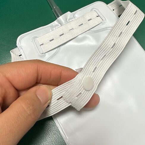 3 قطع 1000 مل حقيبة الساق حقيبة الصرف البولية، حقيبة جمع البول مع الأنابيب، صمام مضاد للارتجاع in Kuwait