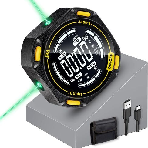 Digital Angle Finder - G4 High-Precision Electronic Level and Angle Gauge with Backlit Digital Display Angle Ruler -360 Degree Inclinometer Digital Electronic Level Accessory in Saudi Arabia