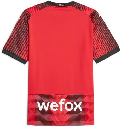 PUMA Men's AC Milan Home Jersey 23/24 (as1, Alpha, x_l, Regular, Regular) Red/Black in Saudi Arabia