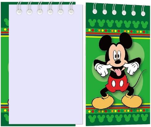 24Pcs Mini Notepads for Mouse Birthday Party Favors, Goodie Bag Stuffers, Children Classroom Rewards, Office Products Gift,Unique 8 Types Notepads for Birthday Party Supplies in Saudi Arabia