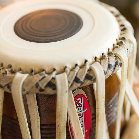 طقم طبلة طبلة للحفلات الموسيقية من مهراجا، بيان نحاسي 4½ كجم، مصمم، أرقى دايان مع حقيبة مبطنة، مطرقة، وسائد وغطاء - مجموعة طبلة طبلة طبلة، طبلة الآلات الموسيقية الهندية (PDI-69) in Kuwait