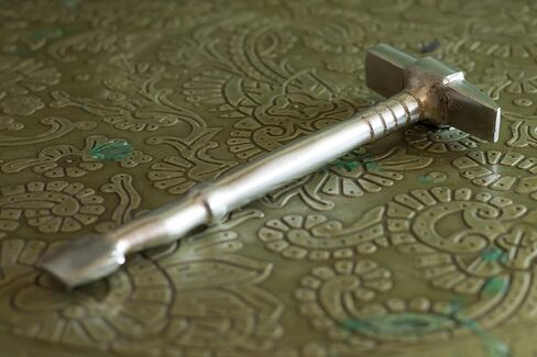 طقم طبلة طبلة للحفلات الموسيقية من مهراجا، بيان نحاسي 4½ كجم، مصمم، أرقى دايان مع حقيبة مبطنة، مطرقة، وسائد وغطاء - مجموعة طبلة طبلة طبلة، طبلة الآلات الموسيقية الهندية (PDI-69) in Kuwait