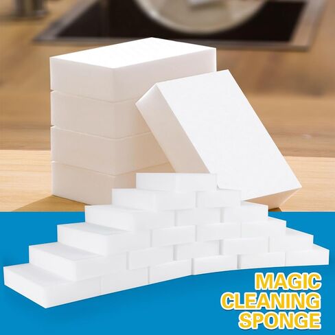Magic Sponge Eraser,10 Pack 2X Density Extra Thick Melamine Sponge,Household Extra Large Cleaning Pads，Melamine Foam, No Scratches Cleaning Sponge,Multi-Purpose Bathroom,Floor, Kitchen in Saudi Arabia